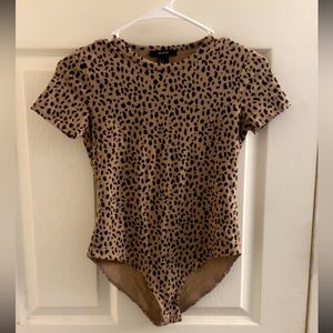 F21 Animal Print Bodysuit